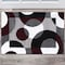 World Rug Gallery Modern Circles Soft Area Rug 2' x 3' Burgundy 100BURGUNDY2X3 - alternate 1